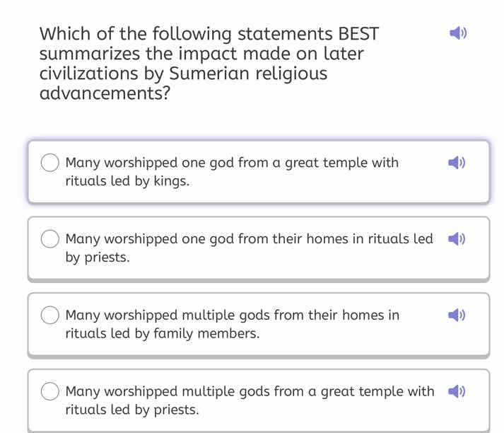 which of the following statements best summarizes the impact made on la…