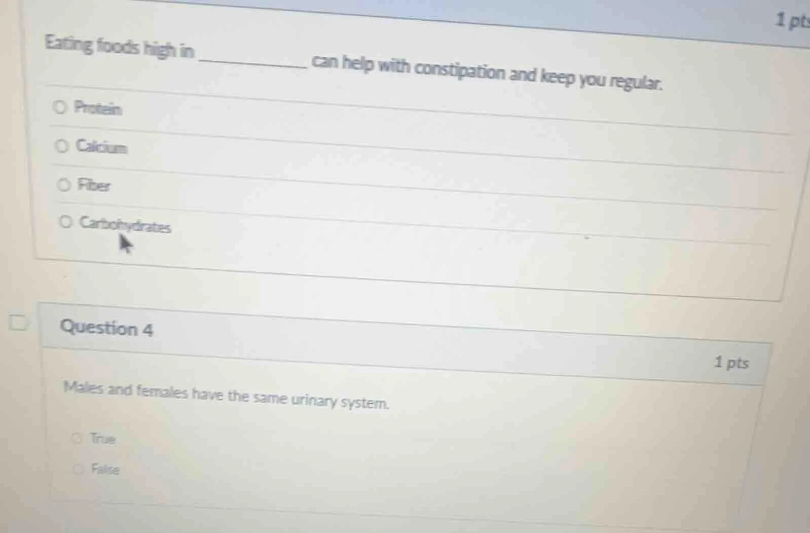 eating foods high in ________ can help with constipation and keep you r…