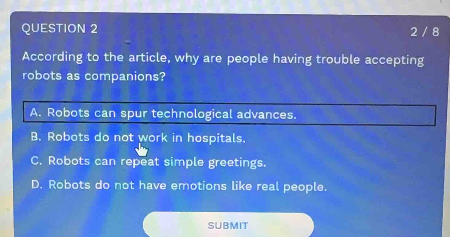 question 2 according to the article, why are people having trouble acce…