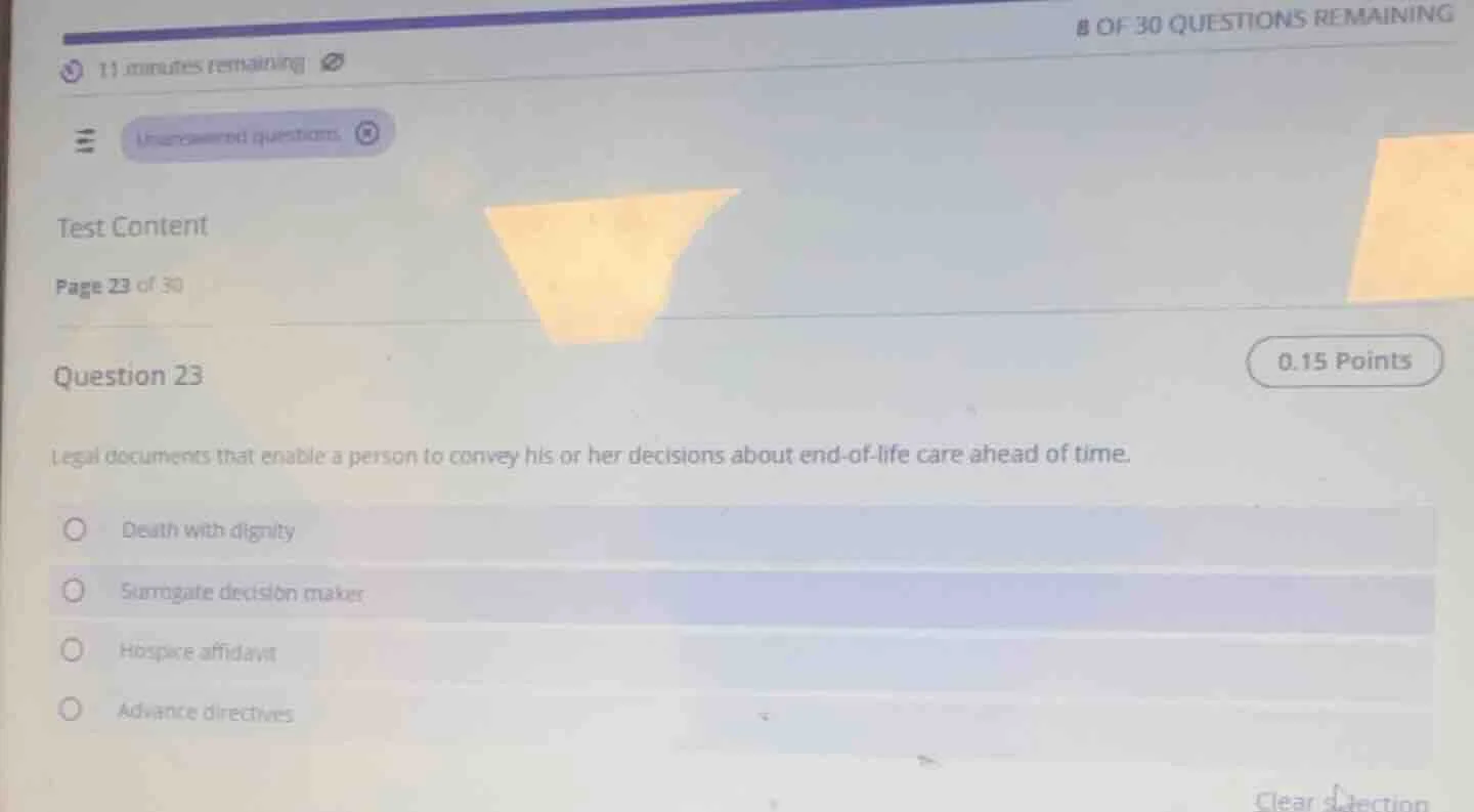 question 23 legal documents that enable a person to convey his or her d…