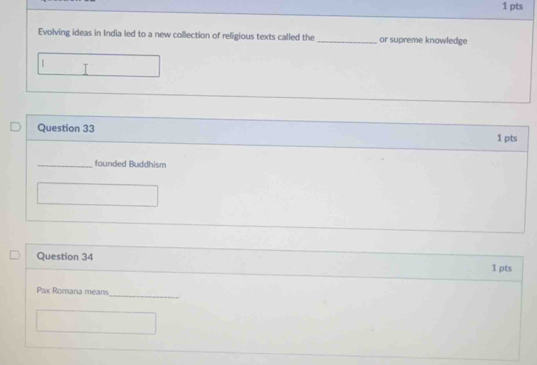 evolving ideas in india led to a new collection of religious texts call…