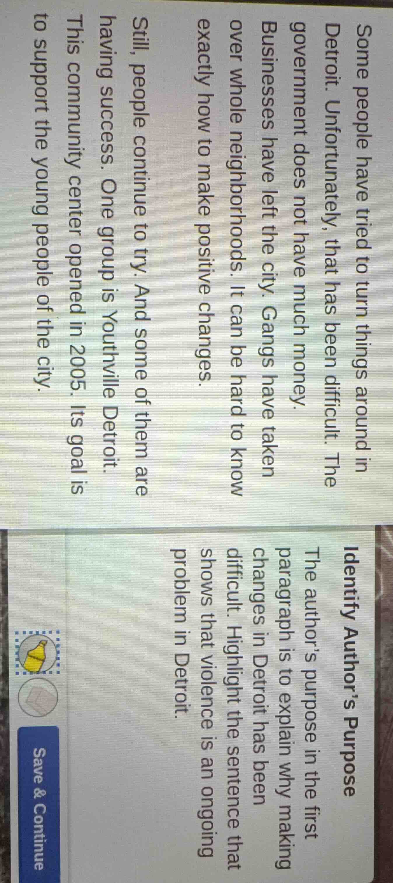 some people have tried to turn things around in detroit. unfortunately,…