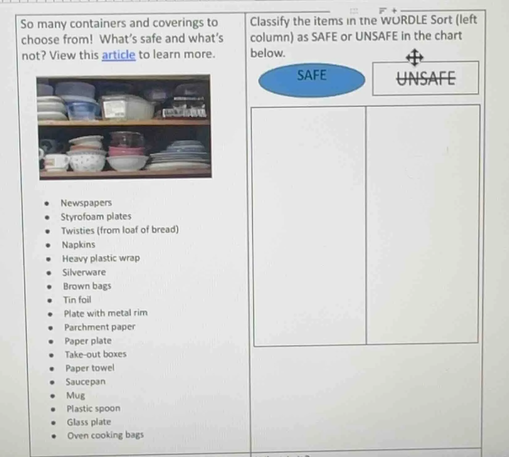 so many containers and coverings to choose from! what’s safe and what’s…