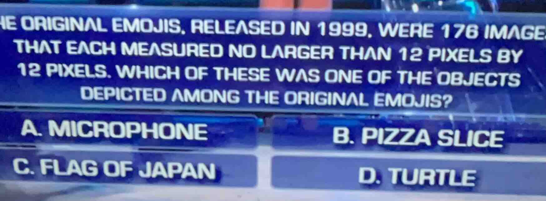 the original emojis, released in 1999, were 176 image that each measure…