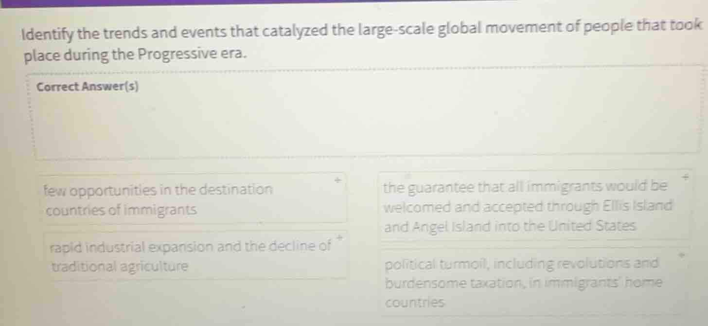 identify the trends and events that catalyzed the large - scale global …