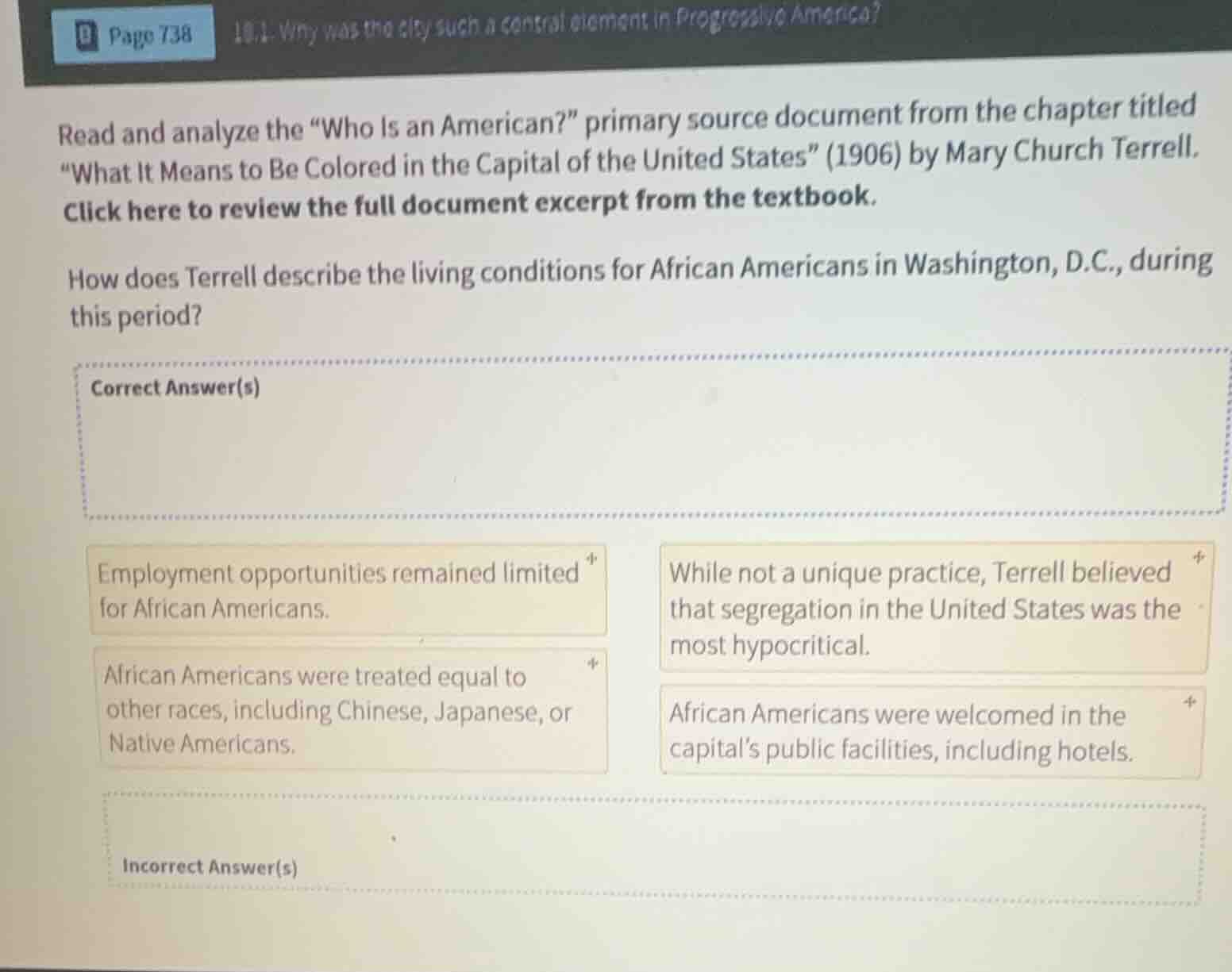 read and analyze the \who is an american?\ primary source document from…