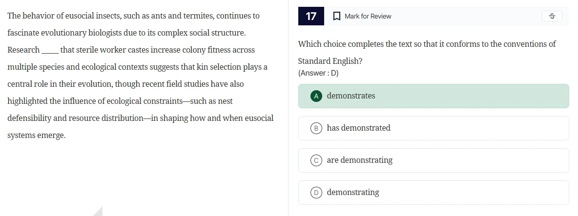 the behavior of eusocial insects, such as ants and termites, continues …