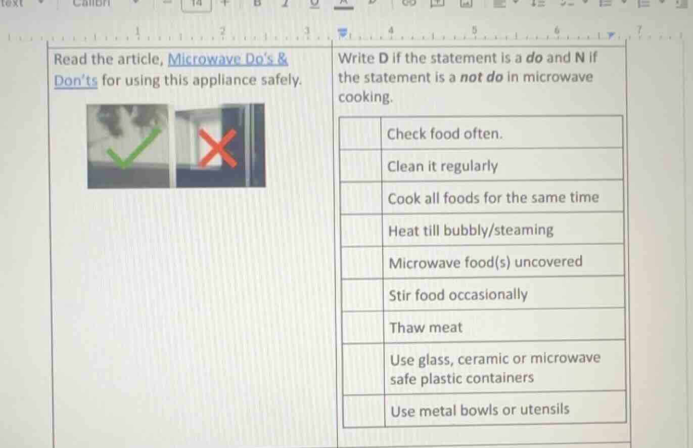 read the article, microwave dos & donts for using this appliance safely…
