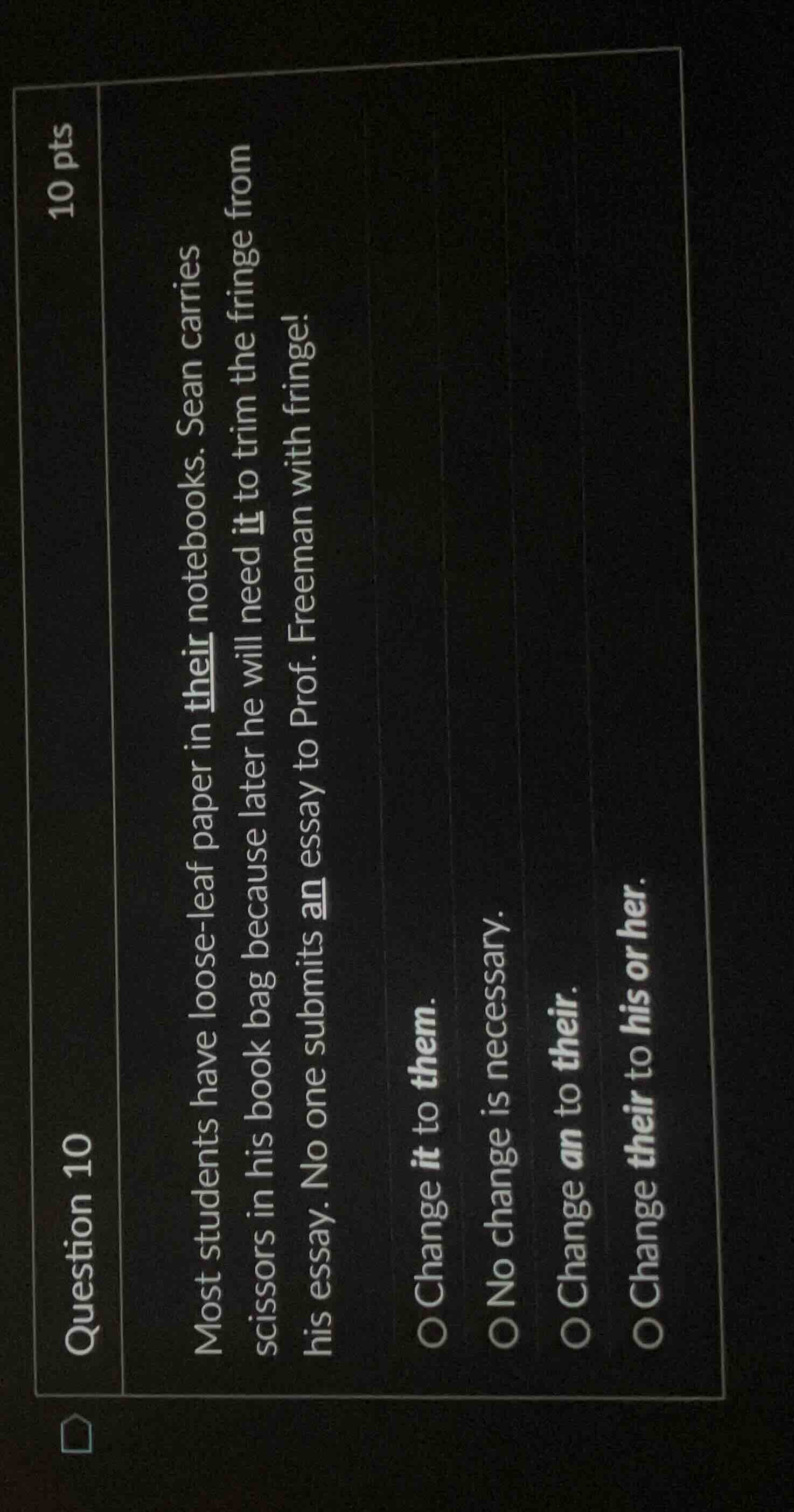 most students have loose - leaf paper in their notebooks. sean carries …