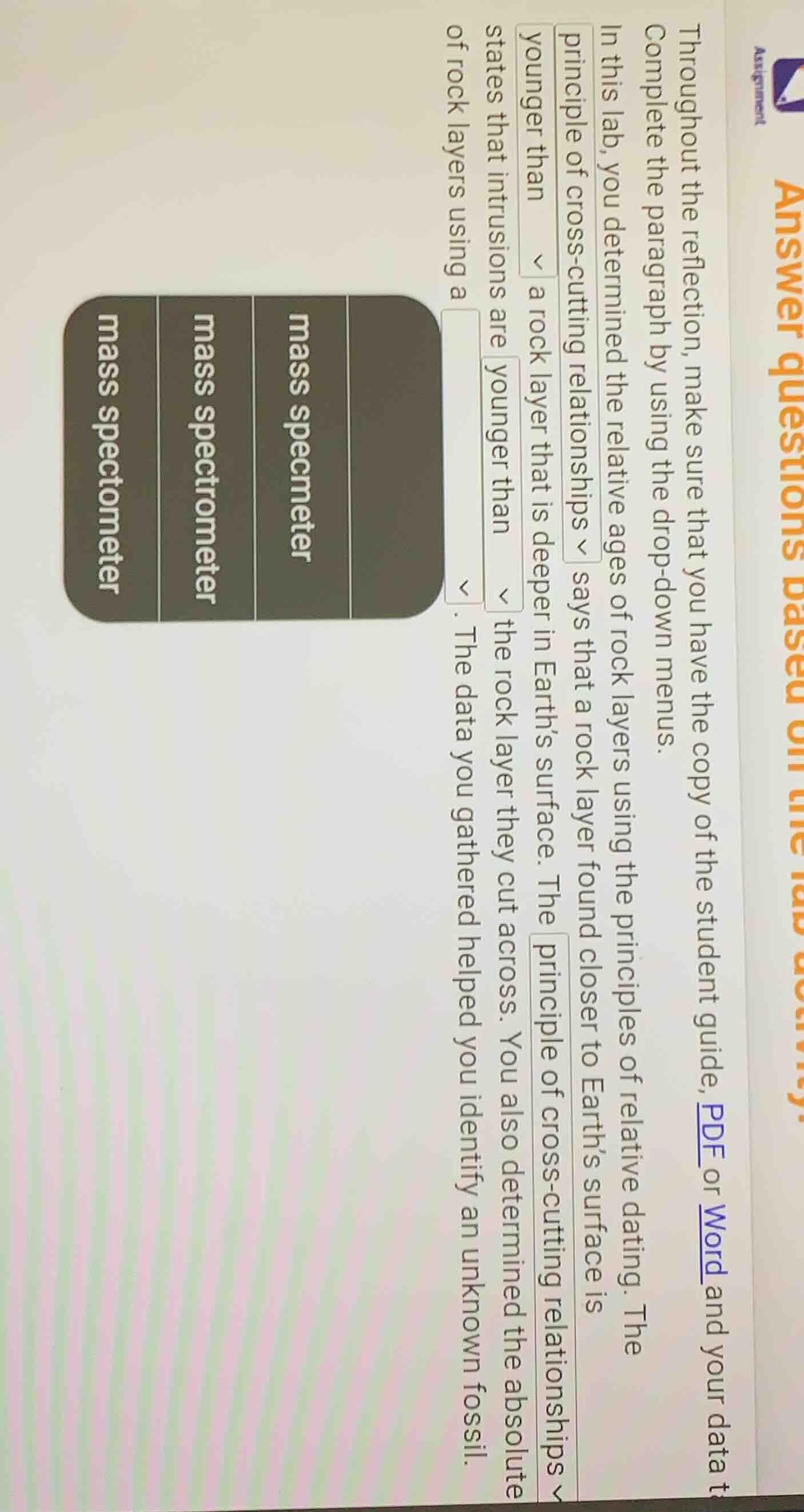 throughout the reflection, make sure that you have the copy of the stud…