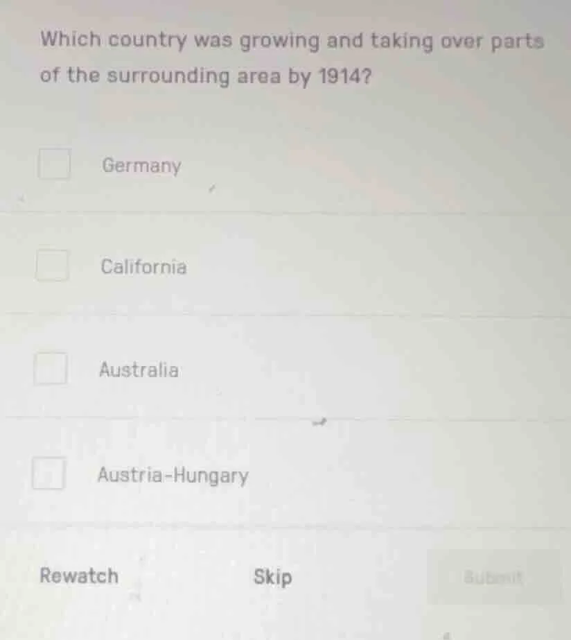 which country was growing and taking over parts of the surrounding area…