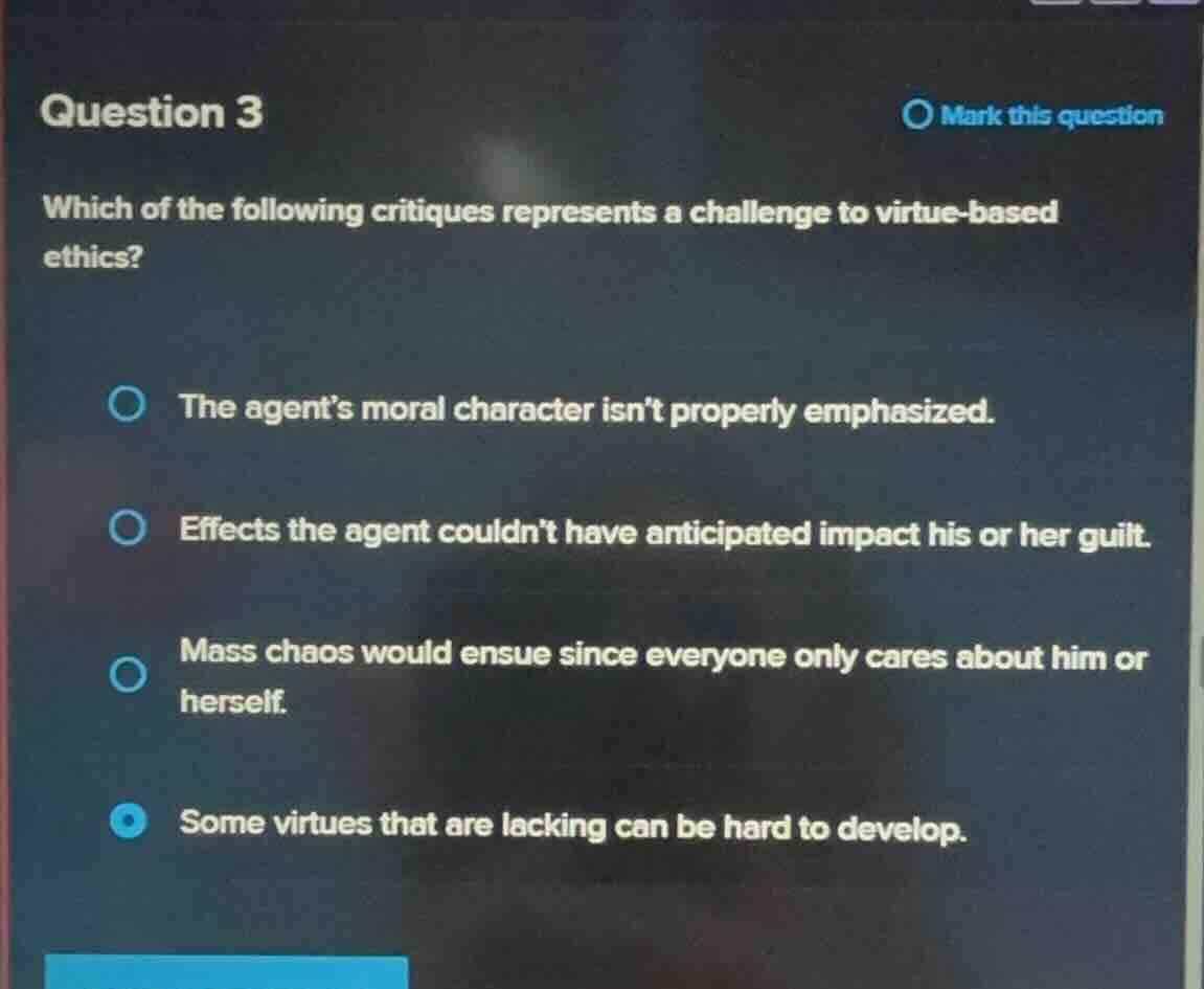 question 3 which of the following critiques represents a challenge to v…