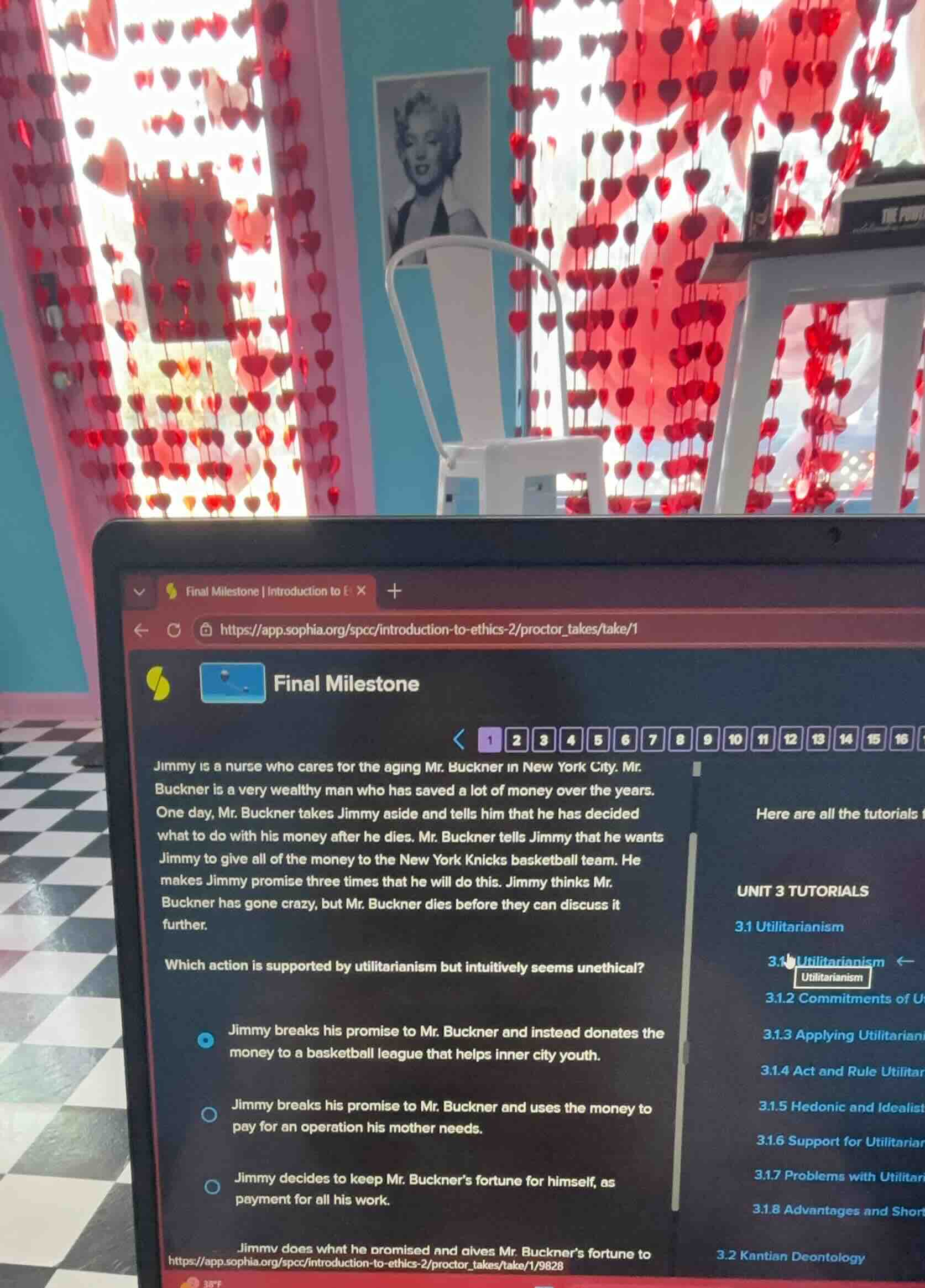 final milestone jimmy is a nurse who cares for the aging mr. buckner in…