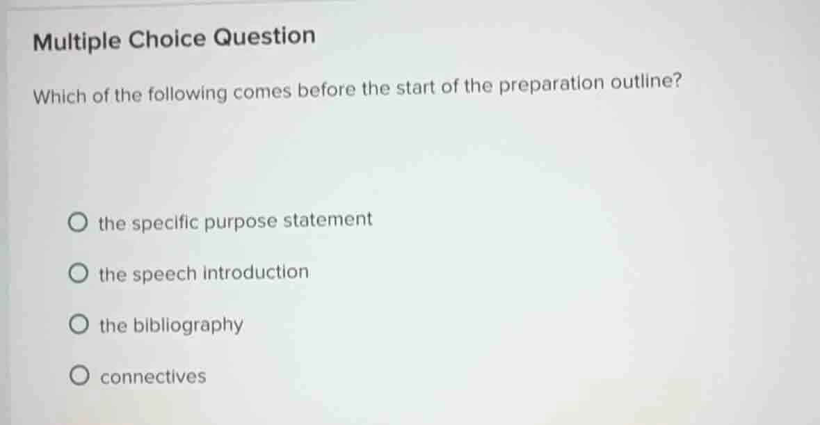 multiple choice question which of the following comes before the start …