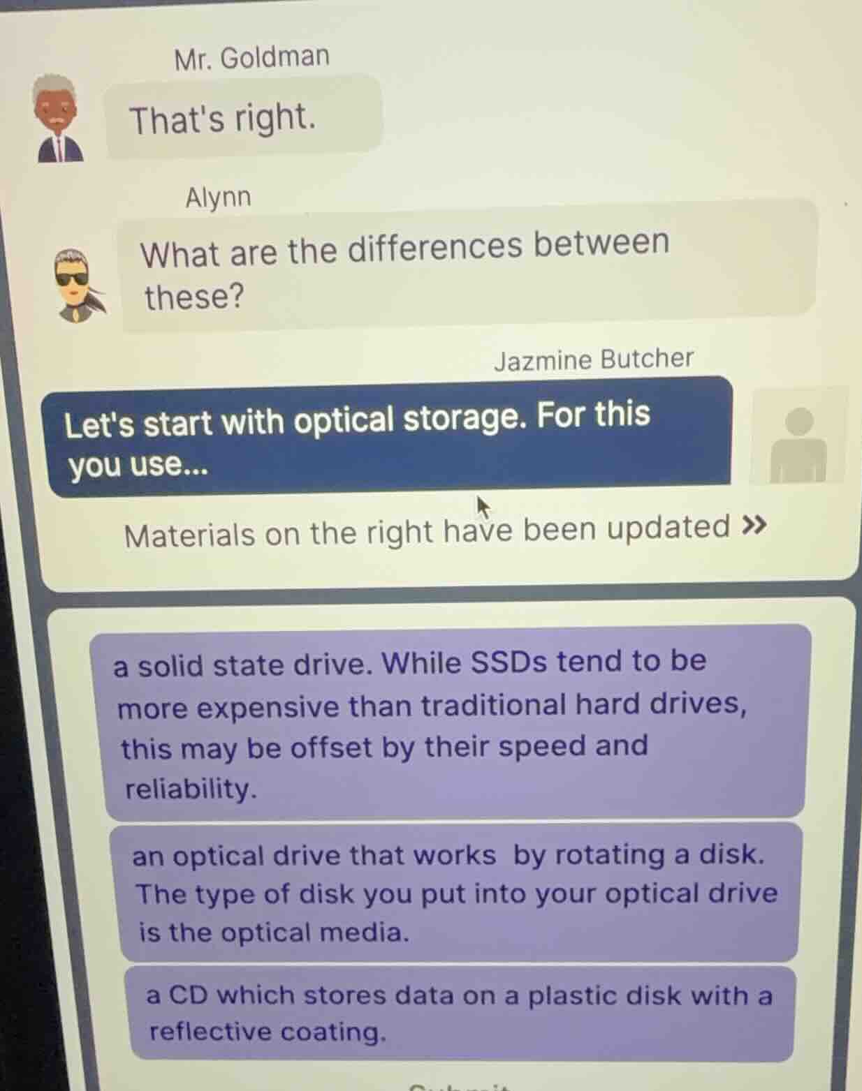 mr. goldman thats right. alynn what are the differences between these? …