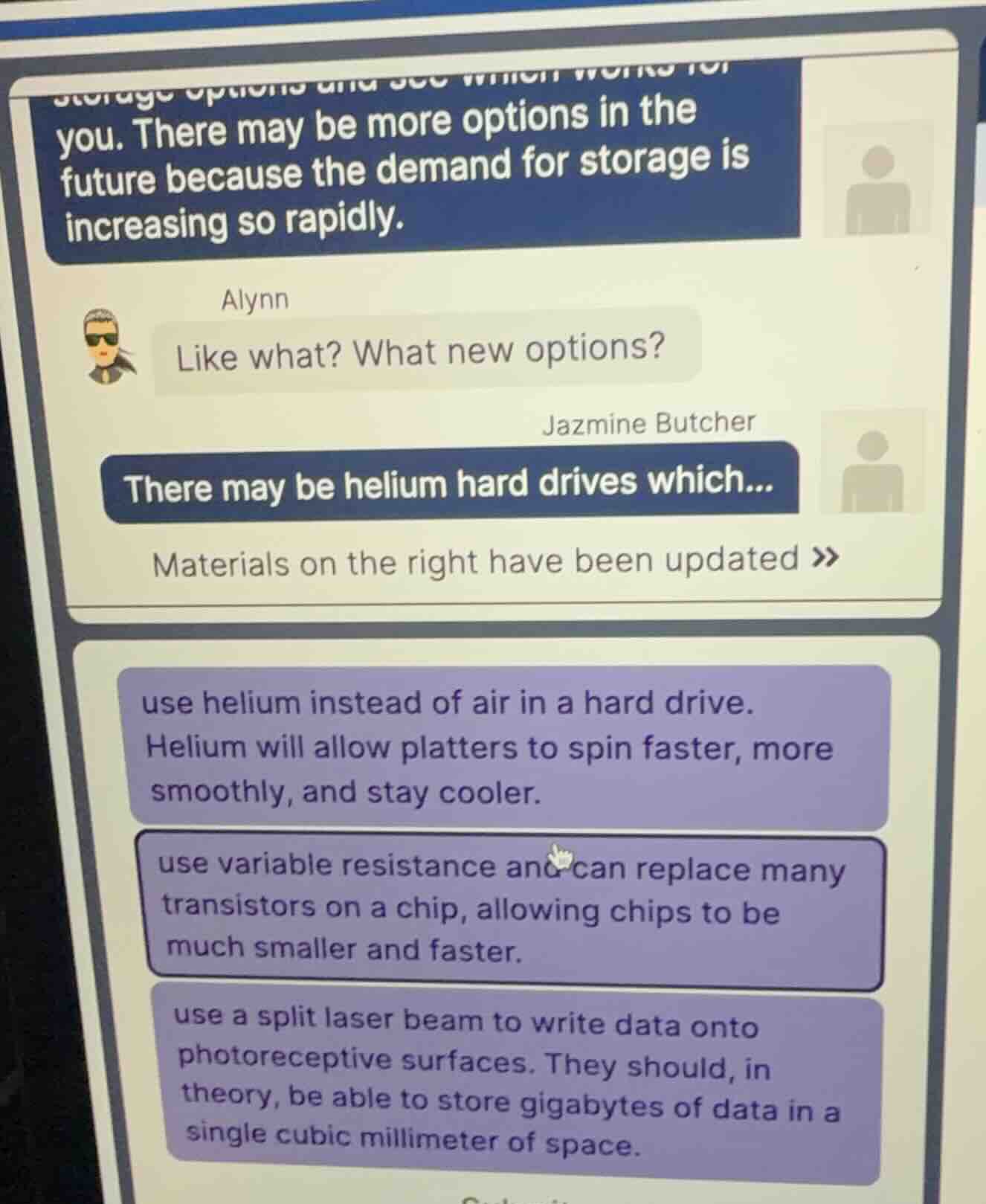 you. there may be more options in the future because the demand for sto…