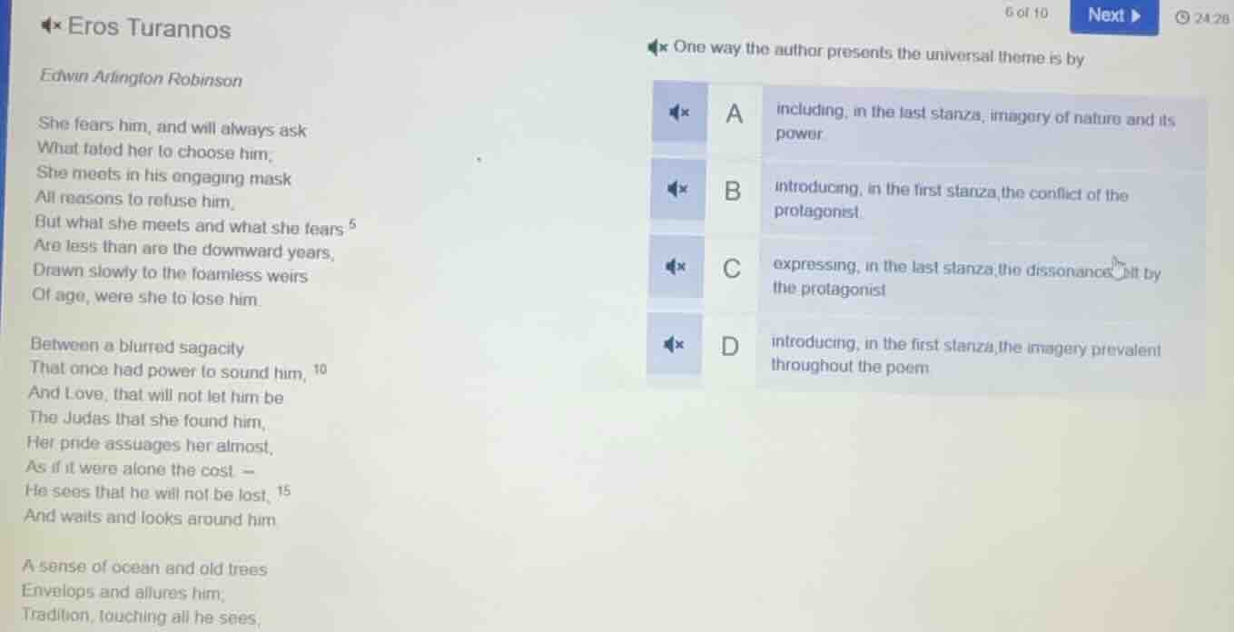 eros turannos edwin arlington robinson she fears him, and will always a…