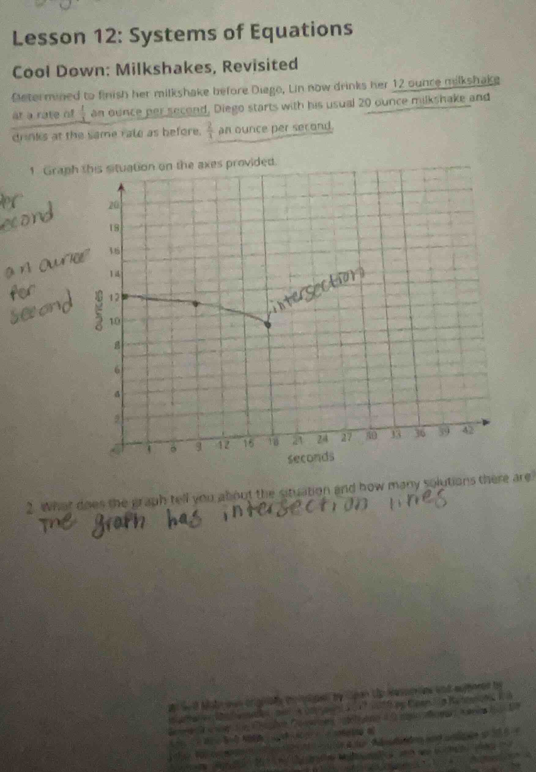 lesson 12: systems of equations cool down: milkshakes, revisited determ…