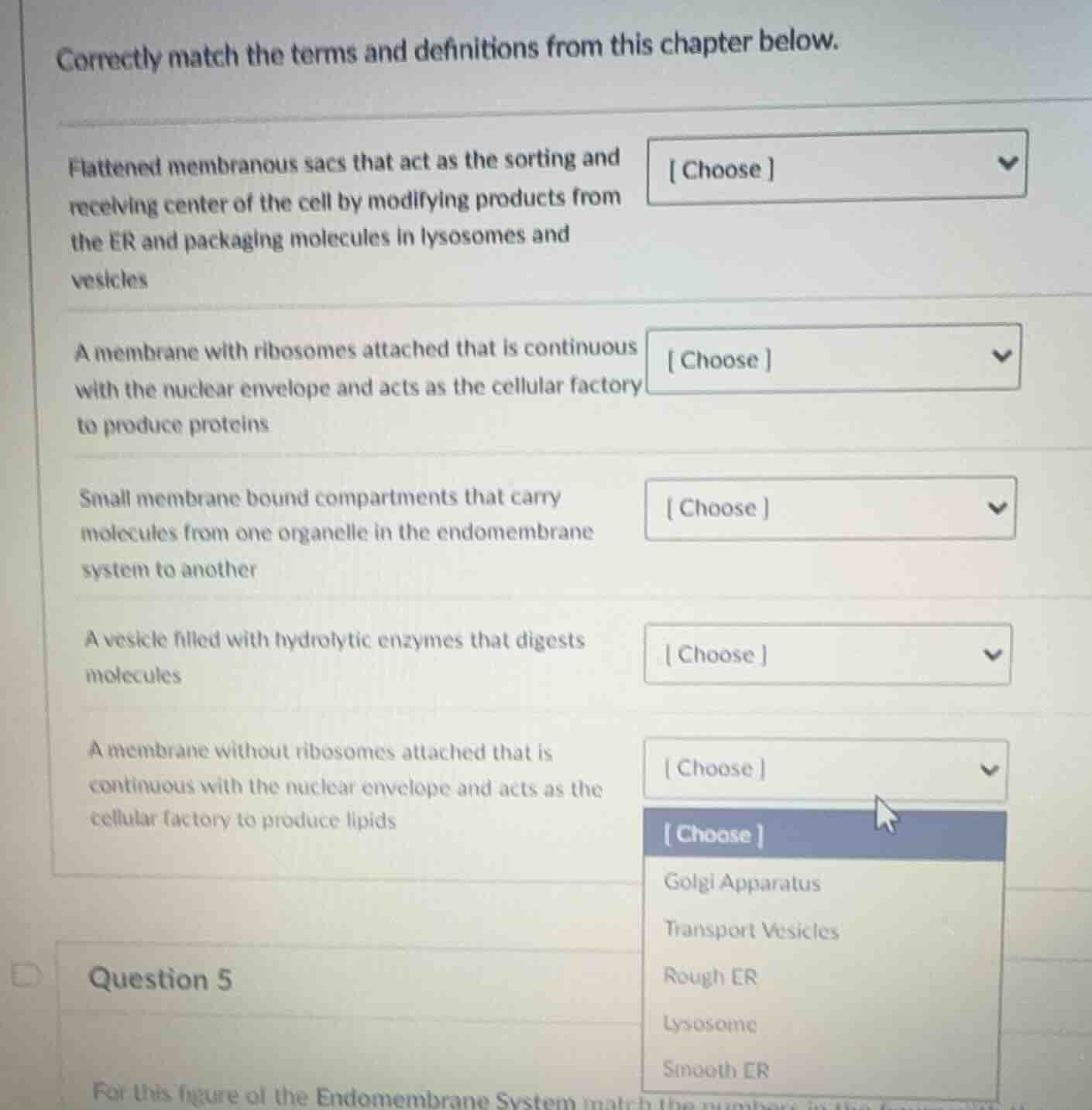 correctly match the terms and definitions from this chapter below. flat…