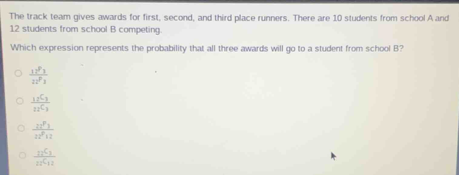 the track team gives awards for first, second, and third place runners.…