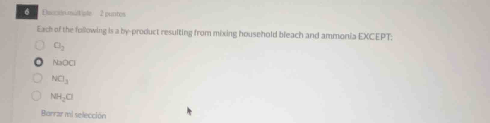 6 elección múltiple 2 puntos each of the following is a by - product re…