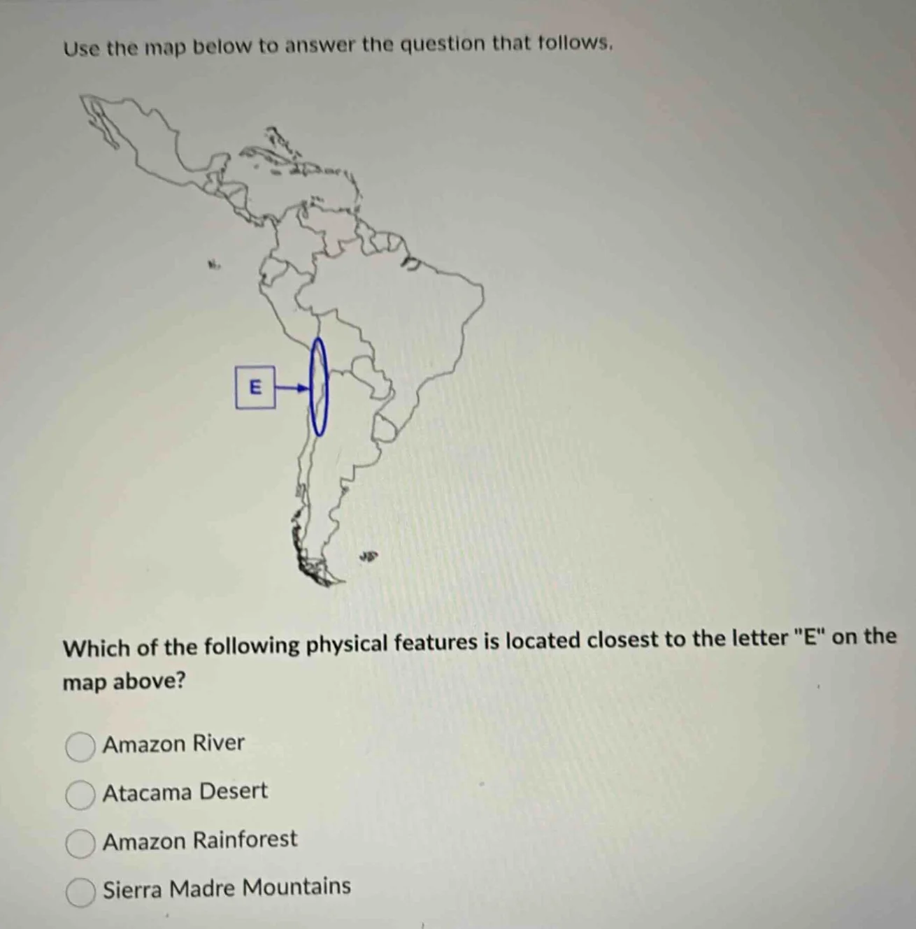 use the map below to answer the question that follows. which of the fol…