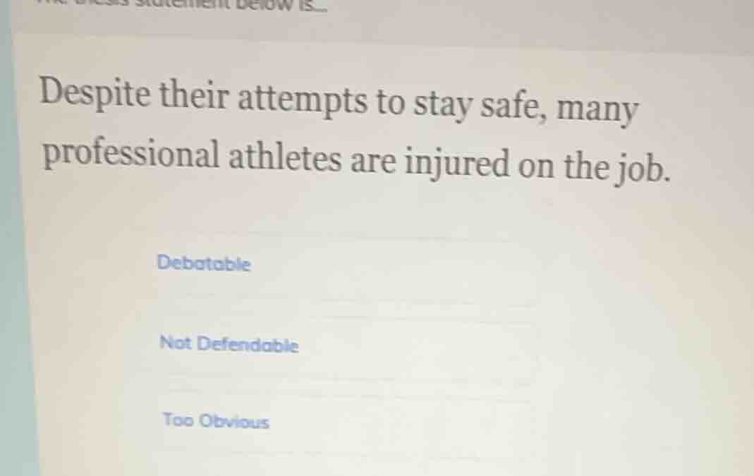 despite their attempts to stay safe, many professional athletes are inj…