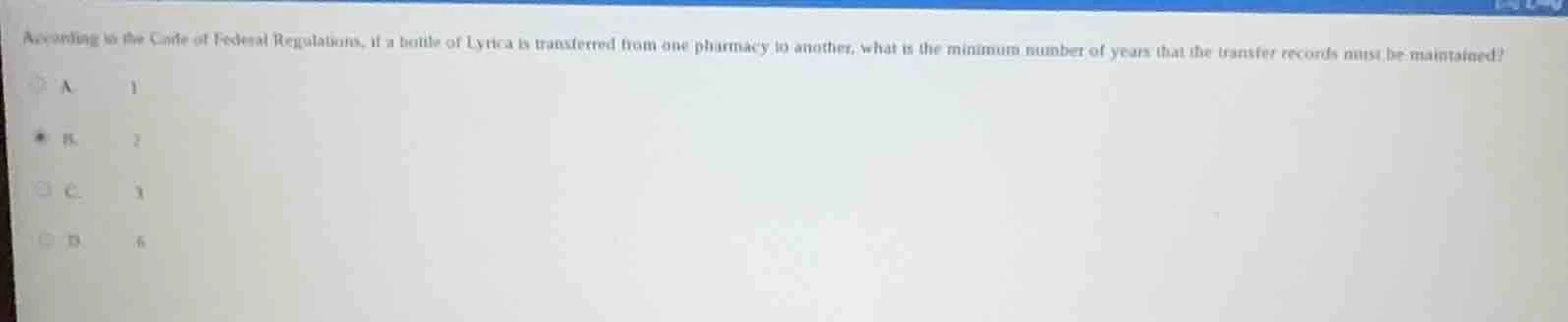 according to the code of federal regulations, if a bottle of lyrica is …