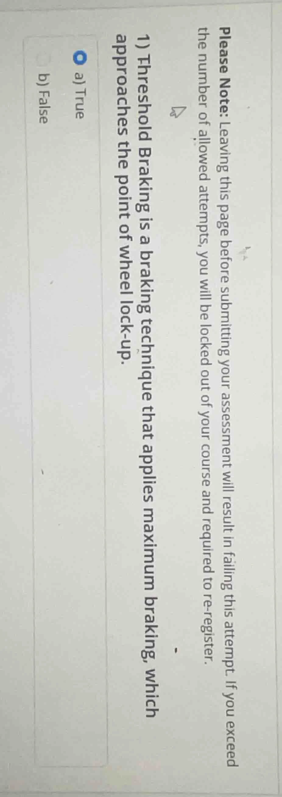 please note: leaving this page before submitting your assessment will r…