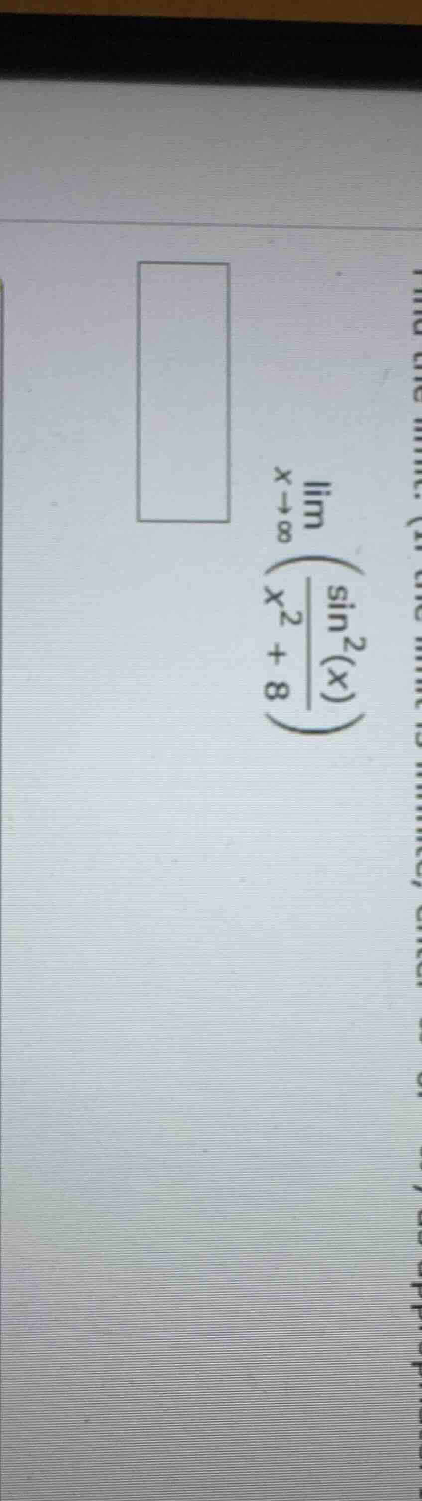 find the limit. (in the limit, direct substitution applies? \\(\\lim_{x…