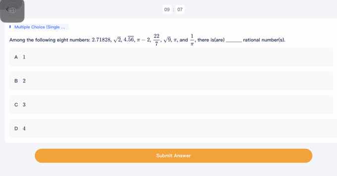 among the following eight numbers: $2.71828$, $sqrt{2}$, $4.overline{56…