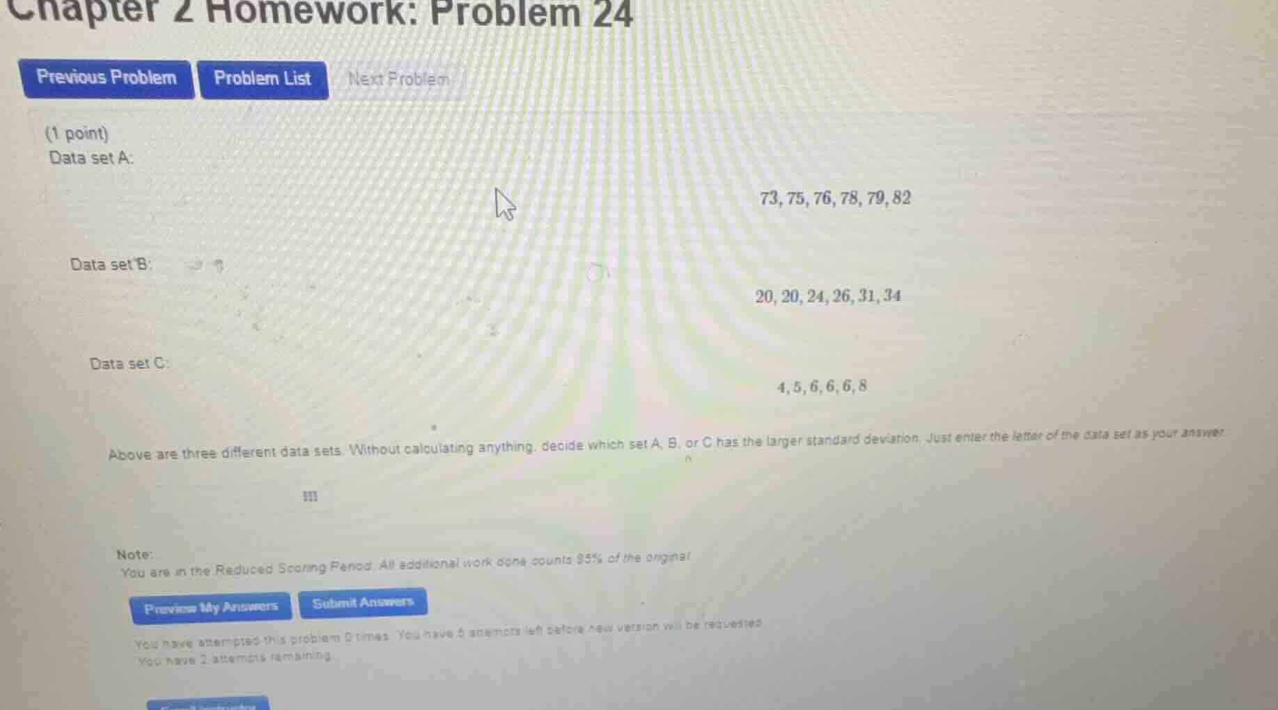 chapter 2 homework: problem 24 previous problem problem list next probl…