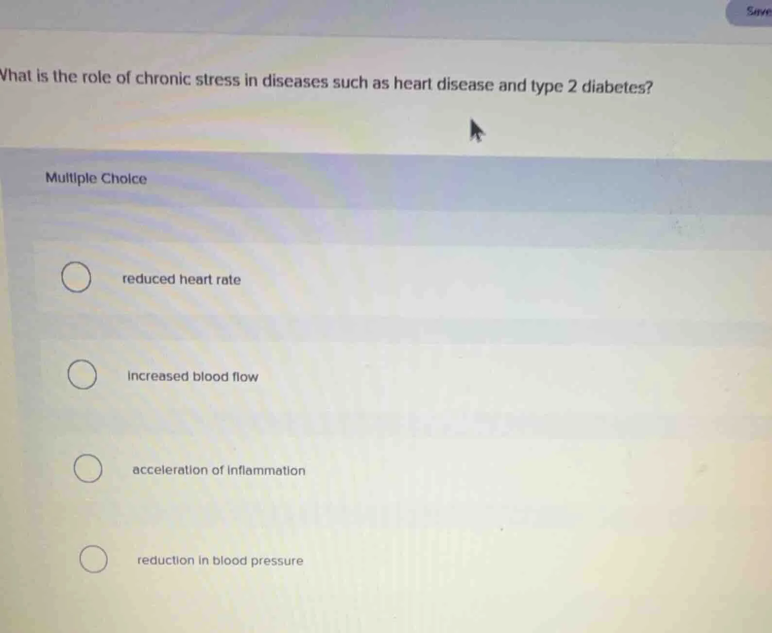 what is the role of chronic stress in diseases such as heart disease an…