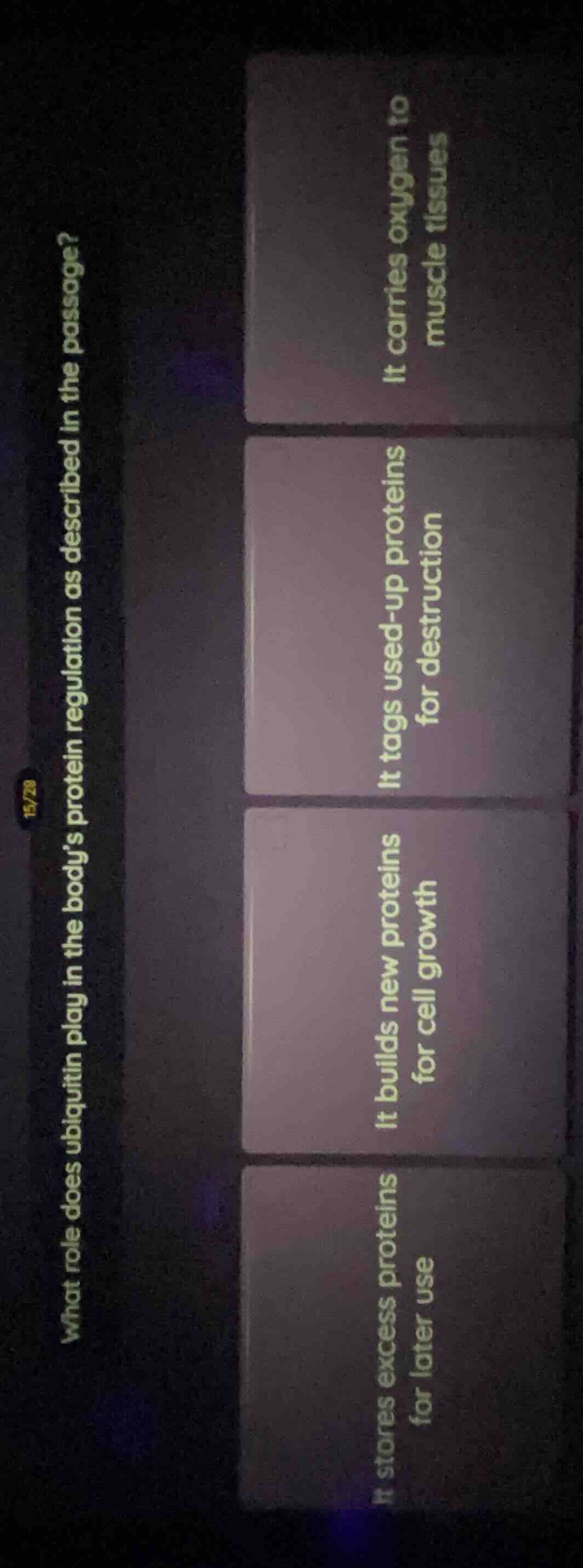 what role does ubiquitin play in the bodys protein regulation as descri…