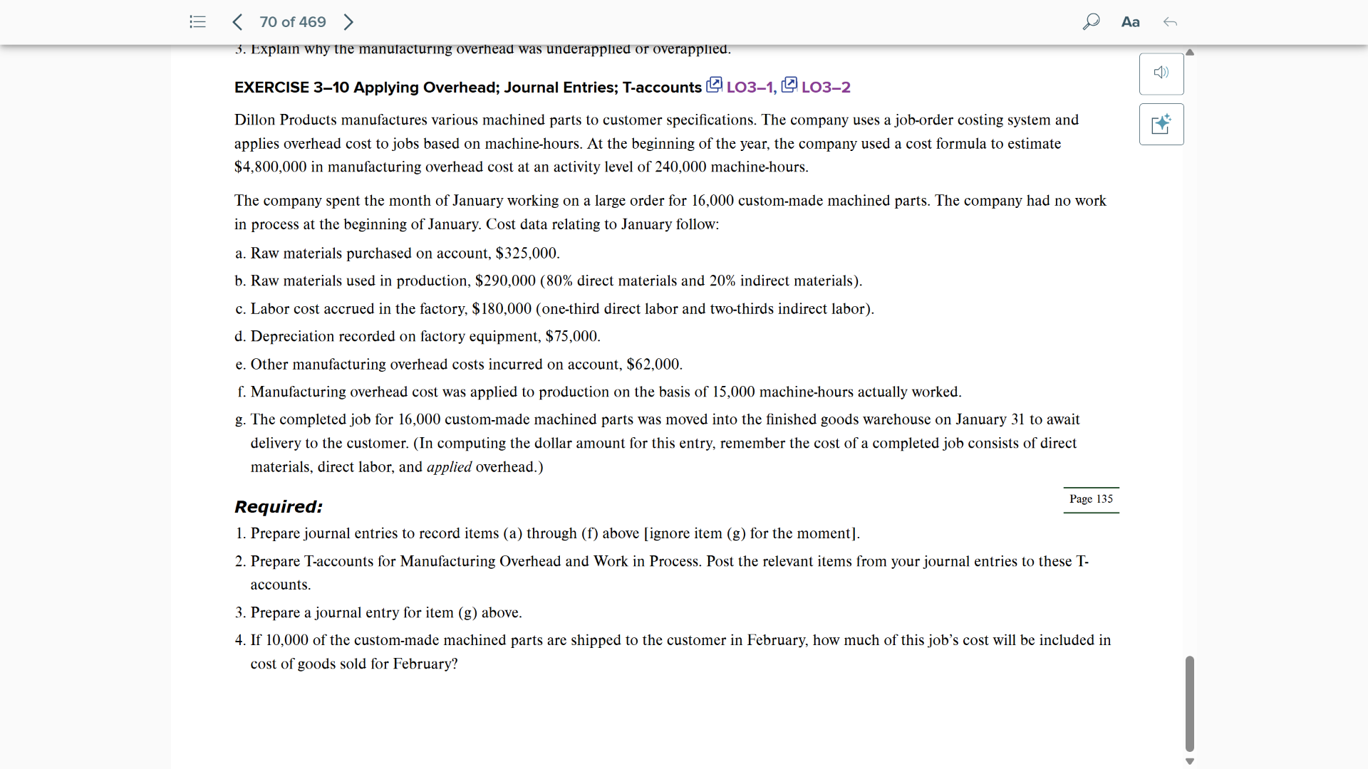 3. explain why the manufacturing overhead was underapplied or overappli…