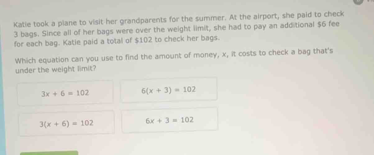 katie took a plane to visit her grandparents for the summer. at the air…