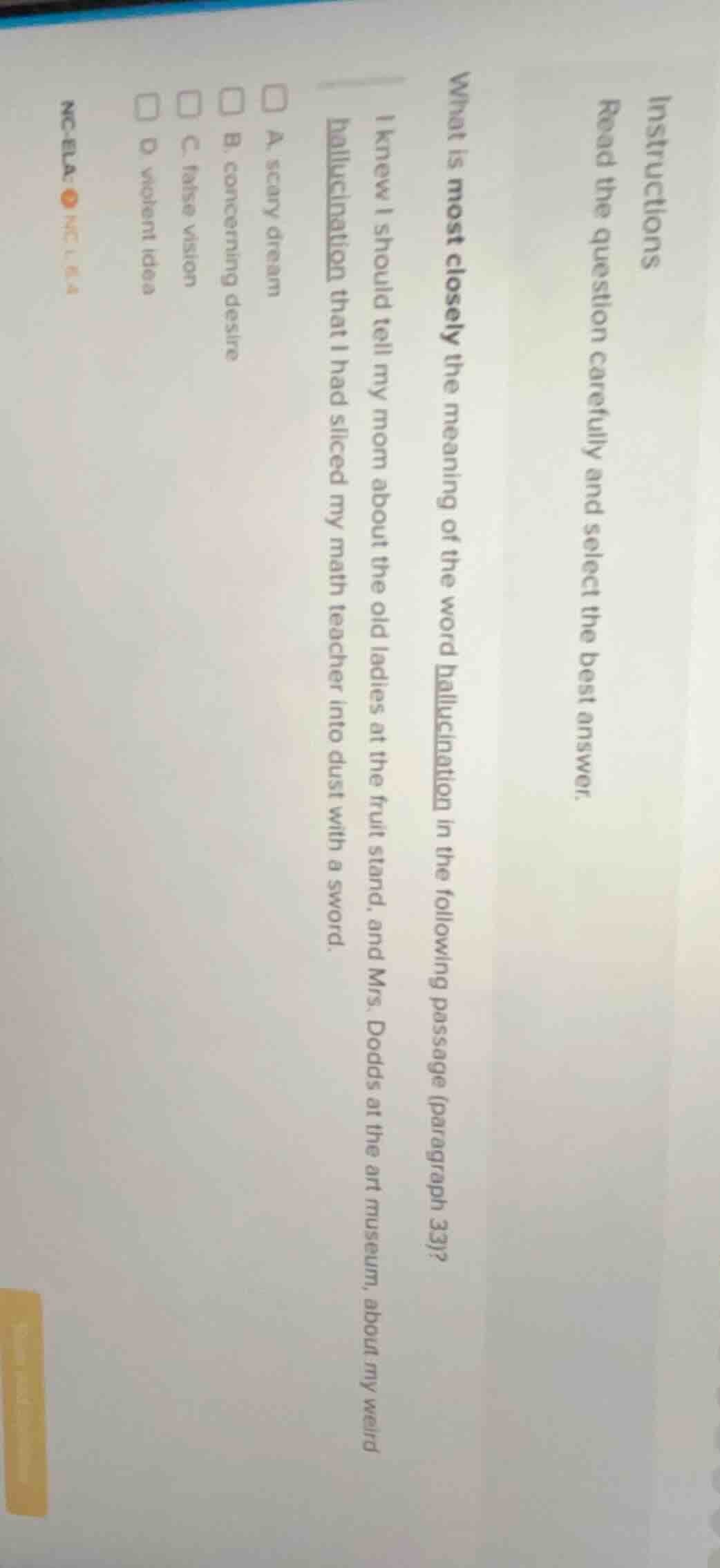 instructions read the question carefully and select the best answer. wh…