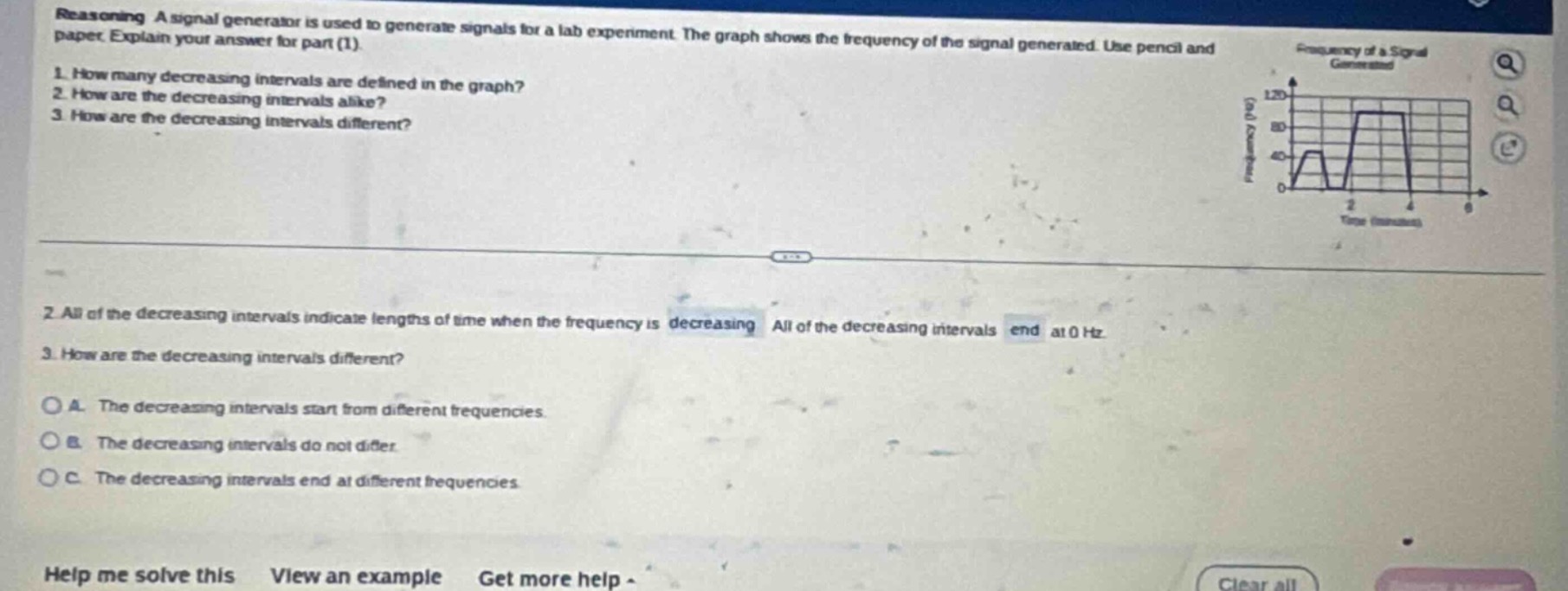 reasoning a signal generator is used to generate signals for a lab expe…