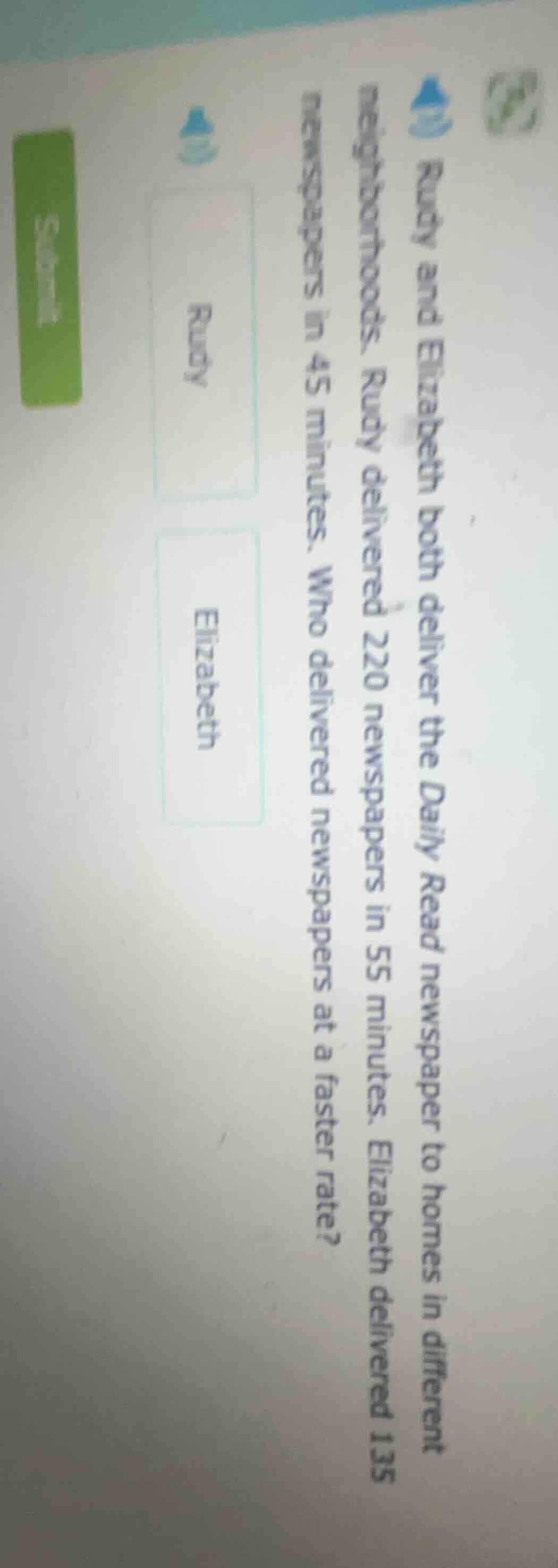 rudy and elizabeth both deliver the daily read newspaper to homes in di…