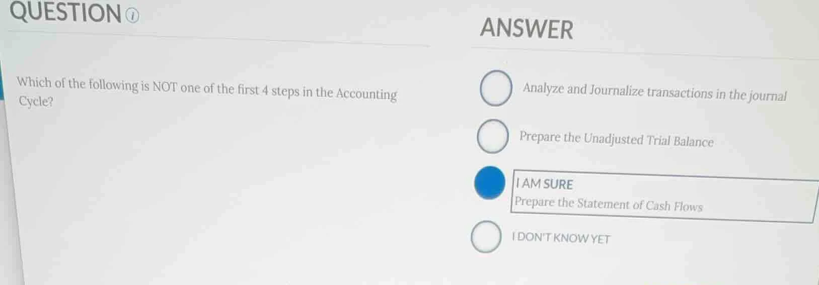which of the following is not one of the first 4 steps in the accountin…