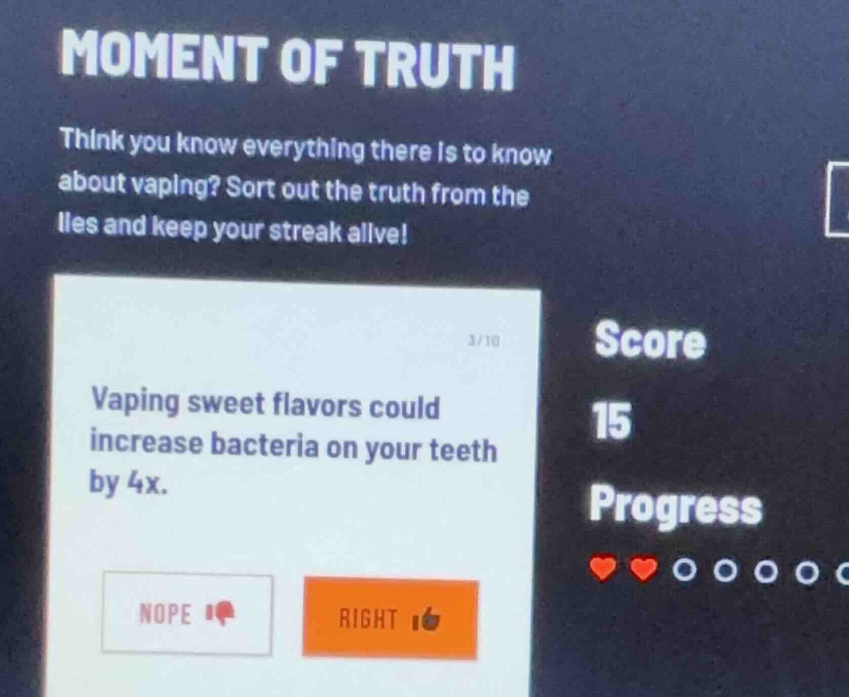 moment of truth think you know everything there is to know about vaping…