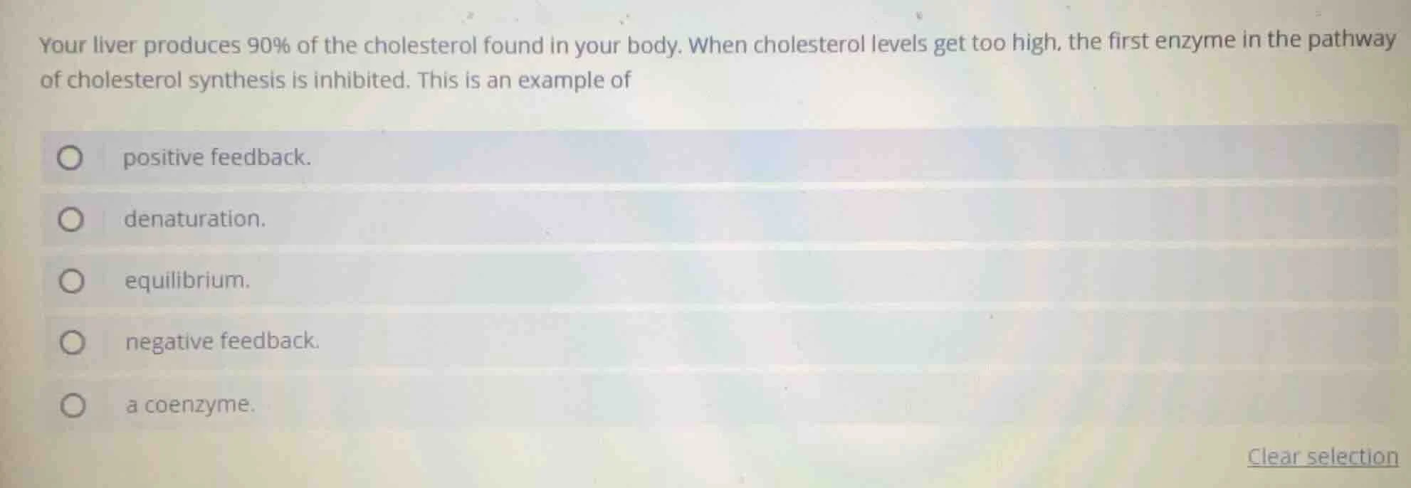 your liver produces 90% of the cholesterol found in your body. when cho…