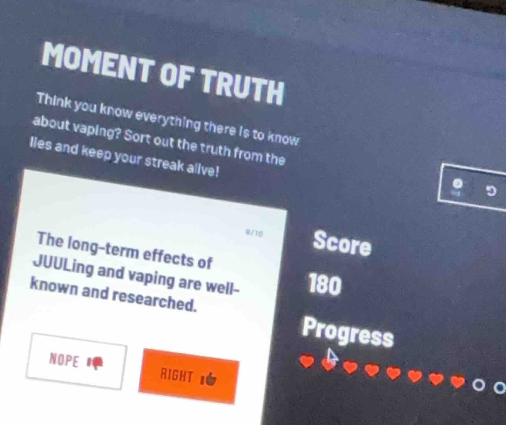 moment of truth think you know everything there is to know about vaping…