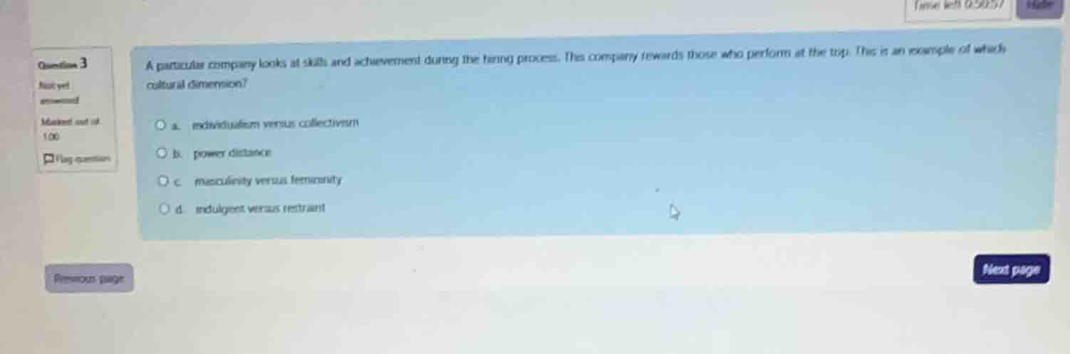 a particular company looks at skills and achievement during the hiring …