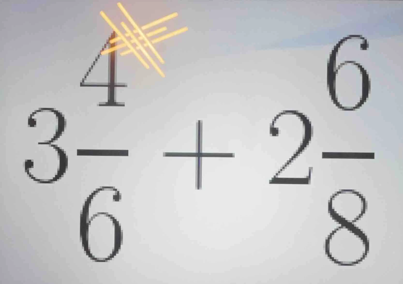 3\\frac{4}{6} + 2\\frac{6}{8}