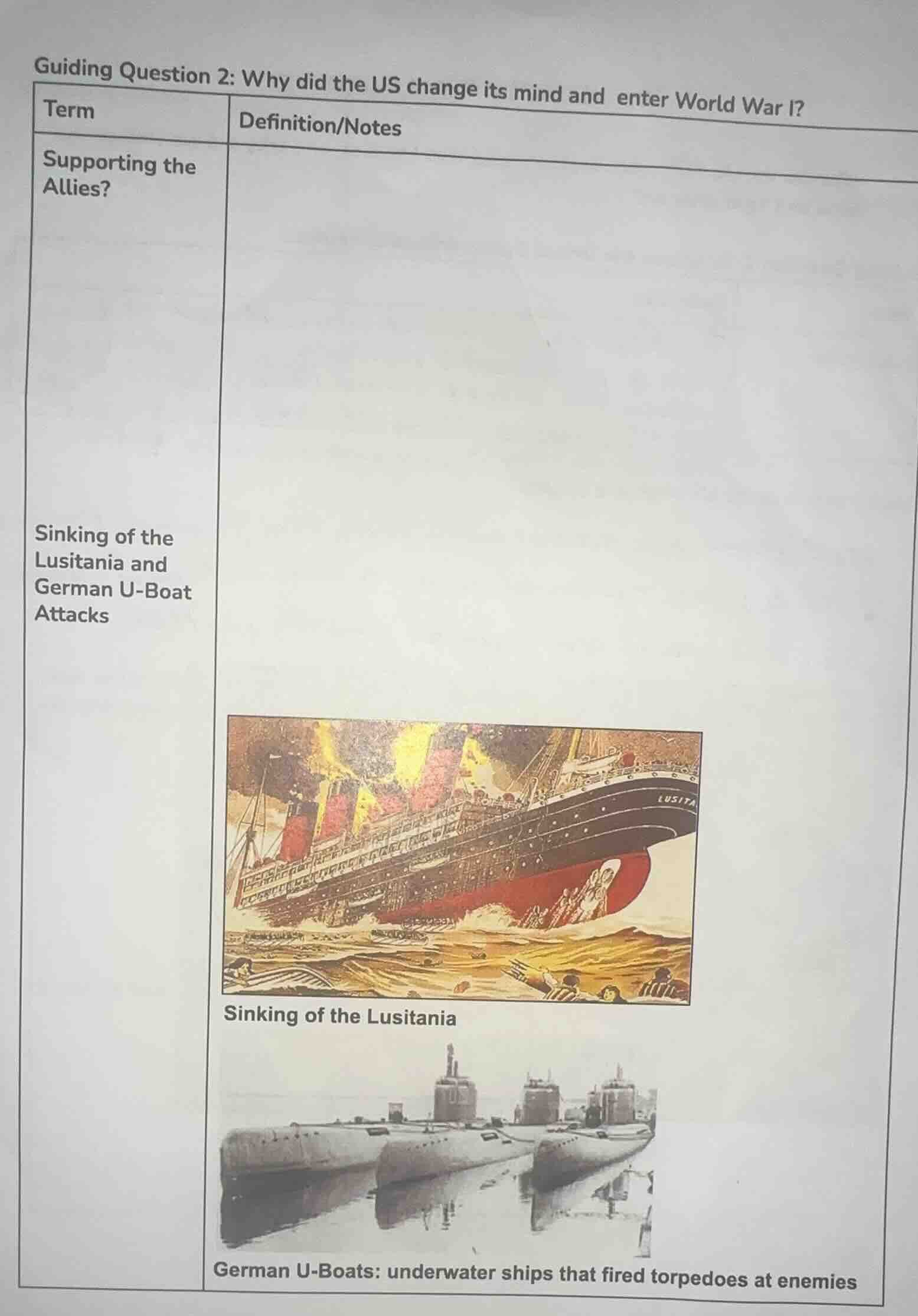 guiding question 2: why did the us change its mind and enter world war …