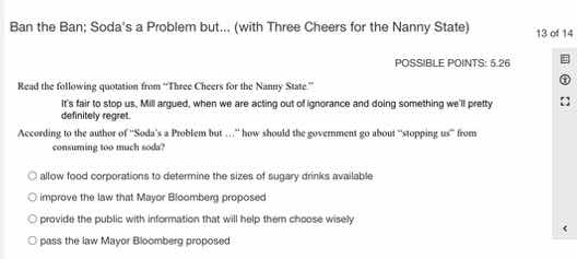 ban the ban: sodas a problem but... (with three cheers for the nanny st…
