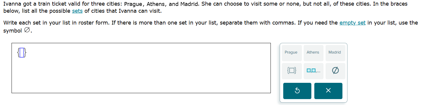 ivanna got a train ticket valid for three cities: prague, athens, and m…