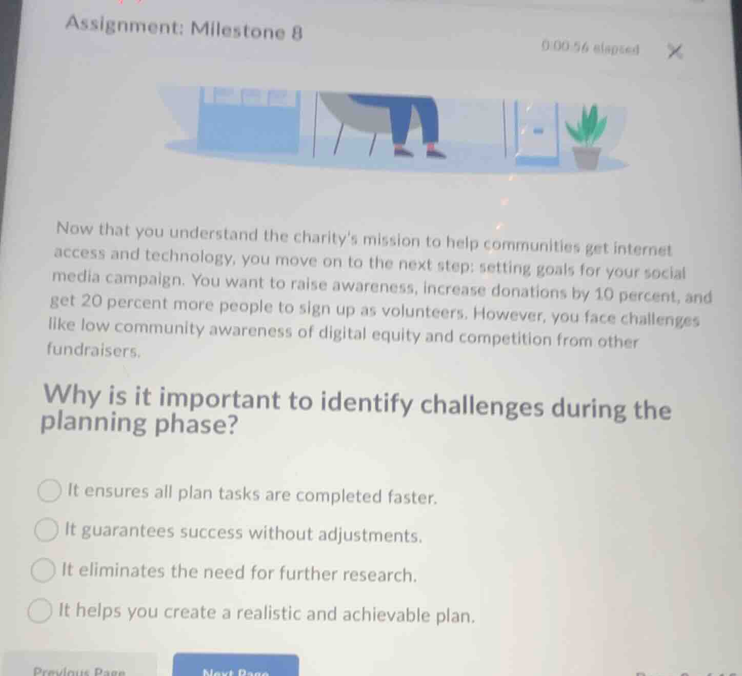 assignment: milestone 8 0:00 56 elapsed now that you understand the cha…