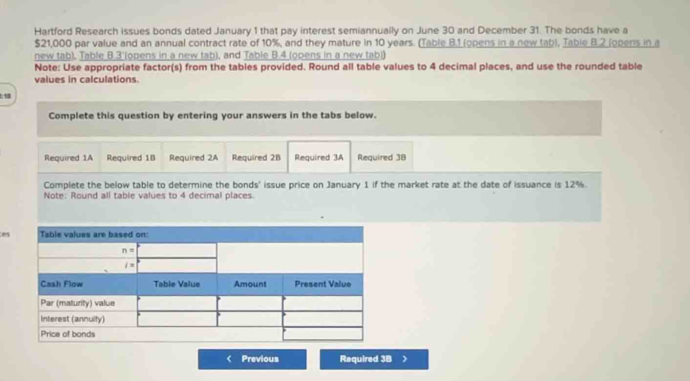 hartford research issues bonds dated january 1 that pay interest semian…